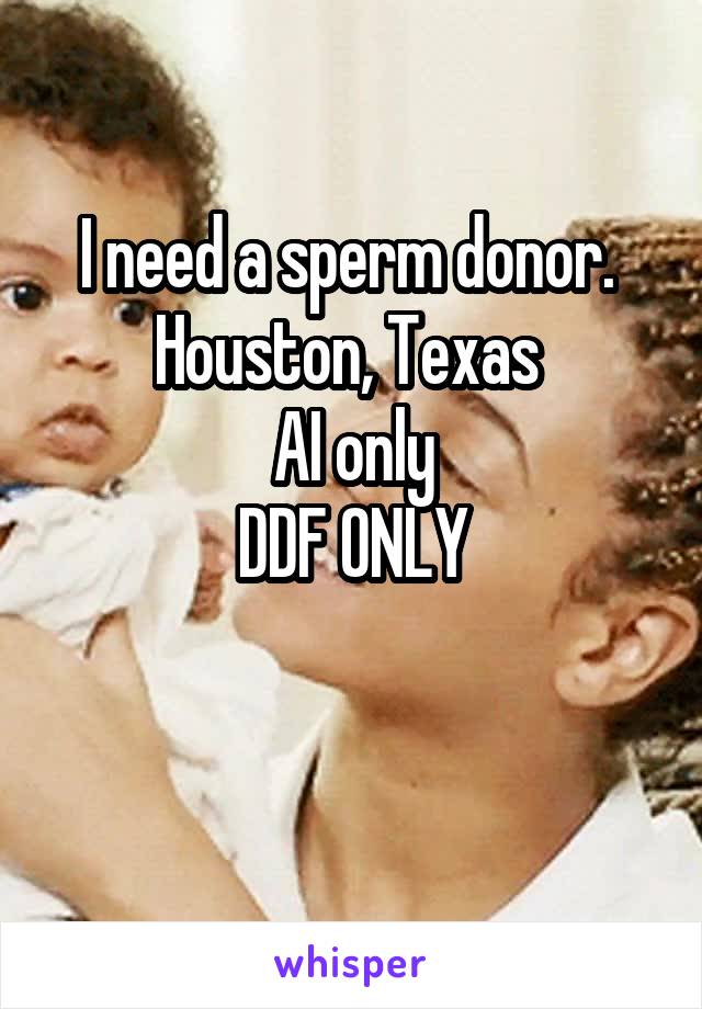 Houston sperm donation saturday